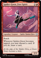 Spider-Gwen, Free Spirit - Magic: The Gathering - MoxLand